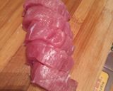 Szűzérme, tejszínes, gombamártással recept fázis 1 fotója