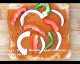 A picture of step 2 of Bread Pizza.