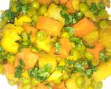 A picture of step 3 of Simple mix veg sabji.