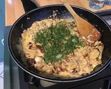 Une image de l'étape 9 de Sauce au thon, tomates séchées et champignons de paris.