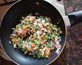 A picture of step 1 of Mix vegetable Suji pancake.
