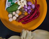 Foto langkah ke 1 dari resep #18 pecel ontong jantung pisang tidak pedas.