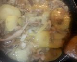 Foto del paso 1 de la receta: Gratinado de patatas, setas y bacon
