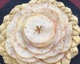 Une image de l'étape 5 de Tarte aux pommes/camembert.