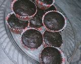 A picture of step 4 of Eclair loaded muffin(without oven).
