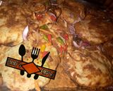 A picture of step 5 of Gurasa (Chapati.