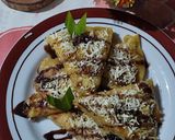 Foto langkah ke 7 dari resep Banana Pizza Teflon.