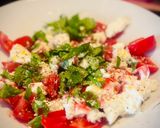 Une image de l'étape 4 de Tomates Mozzarella, Courgette Feta.