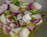 A picture of step 1 of Bhindi.