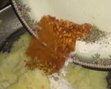 A picture of step 2 of Pinwheel samosa.