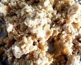 A picture of step 6 of Chicken Chiquita, Chickpea Peanut Galette.