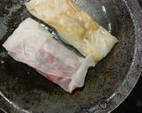 A picture of step 3 of Rice paper and fruit Toffee.