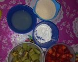 Foto del paso 1 de la receta: Birthday Cake con compota de fresa y kiwi