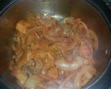 Foto del paso 5 de la receta Mejillones guisados con setas y cebolla