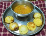 A picture of step 1 of Stuffed Masala Appam from leftover dosa better.