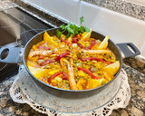 Foto del paso 12 de la receta: “ Arroz meloso” con anillas de pota