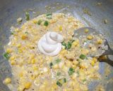 A picture of step 3 of Saucy sweet corn.