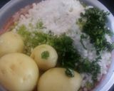 A picture of step 1 of Beetroot Paneer Stuffed Sagoo Bombs.