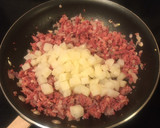 A picture of step 3 of Corned Beef Hash with Eggs Over Easy.