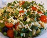 A picture of step 9 of Mediterranean Orzo Pasta Salad.