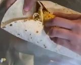 A picture of step 5 of Chicken and Rice Burrito.