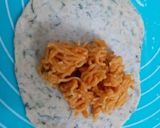 A picture of step 9 of Maggi Aloo Snack.