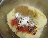 A picture of step 2 of Fried Aloo Tikki.