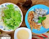 Hình bước làm 4 của món Bánh cuốn chả