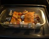Foto del paso 3 de la receta: Salmón al horno con champiñones