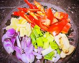 Foto langkah ke 1 dari resep Tumis Kangkung Tauge Klasik dengan Tempe Cube Crunchy.