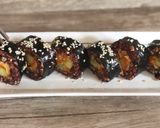 Hình bước làm 7 của món Sushi gạo lứt, muối vừng