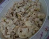 A picture of step 4 of Russian Salad.