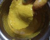 A picture of step 3 of Potato pakora.
