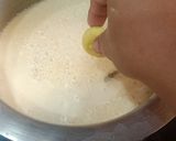 A picture of step 2 of Ras malai.