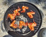 A picture of step 3 of Lee's Grilled/Smoked Lemon-Garlic Chicken Wings.