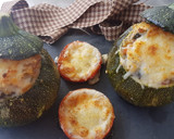 Foto del paso 7 de la receta: Calabacines redondos rellenos de pavo y verduras