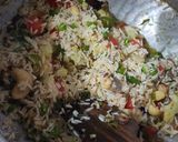 A picture of step 8 of Vegetable pulao.