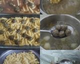 صورة لخطوة 5 من وصفة معكرونه بصوص وكريات اللحم اللذيذ بشكل جديد وطعم رائع❤️❤️