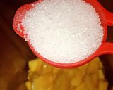 A picture of step 2 of Mango fluffy Slush.