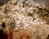 A picture of step 1 of Aloo Jeera Cookies 🍪 (with Whole Wheat flour and Rolled Oats).