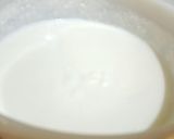 A picture of step 1 of Dahi Bara /Yogurt with lentil dumplings.