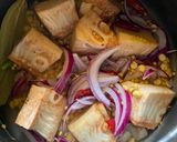 A picture of step 1 of Vegan Jackfruit Kabab Awadhi style.