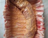 Baconbe tekert sertésszűz recept fázis 4 fotója