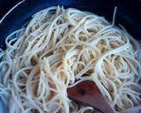 Foto del paso 8 de la receta: Espaguetti con salsa de carne y albahaca