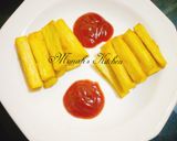 A picture of step 3 of Fried yam.