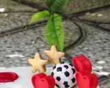عکس مرحله 1 از دستور کیک پرسپولیسی