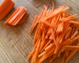 A picture of step 2 of Carrot Shira-ae - Tofu paste #vegan.