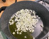 Une image de l'étape 3 de Torsades rouges au lard, petits pois et Boursin®️.