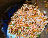 A picture of step 3 of Bhelpuri.