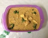 A picture of step 3 of Reshmi paneer.